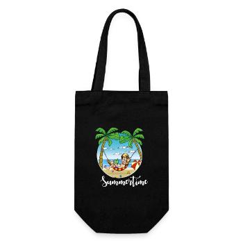 Profitez de l'été et du soleil - Sac à bouteille - noir - Devant