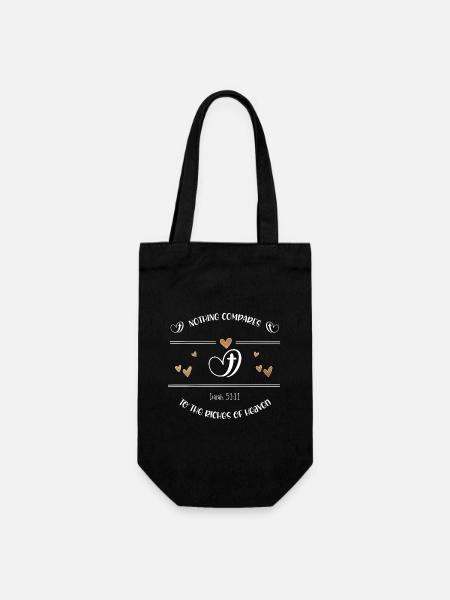 Christian Design les richesses du ciel - Sac à bouteille - noir