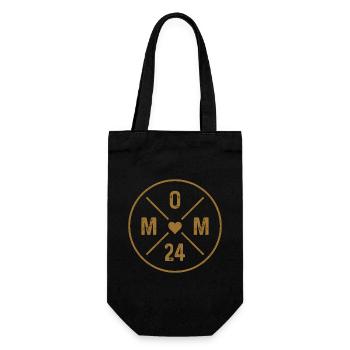 Maman 24 Bébé Annonce Mère Descendance Maman 2024 - Sac à bouteille - noir - Devant