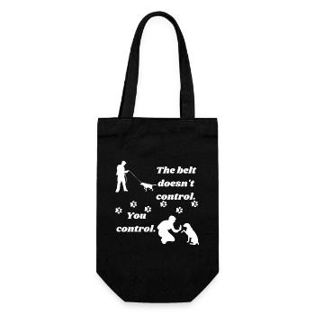 Dog walking - Gift Bag for Bottles - black - Front