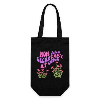 Maman et secrétaire - Sac à bouteille - noir - Devant