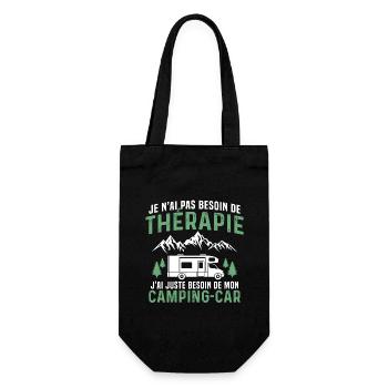 J'ai juste besoin de mon camping car - Sac à bouteille - noir - Devant