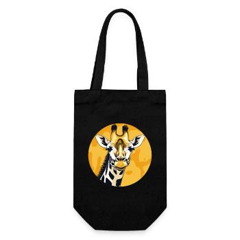 Giraffe - Gift Bag for Bottles - black - Front