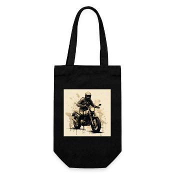 Roadrtip avec une moto vintage ! - Sac à bouteille - noir - Devant