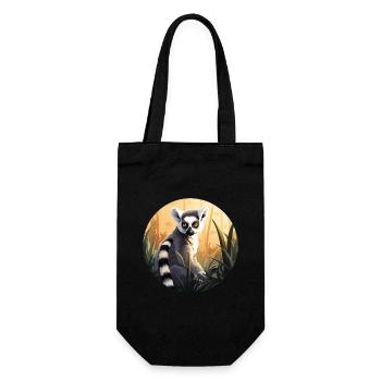Lémurien - Sac à bouteille - noir - Devant