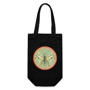 Grasshopper - Gift Bag for Bottles - black - Front