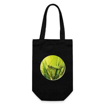 Grasshopper - Gift Bag for Bottles - black - Front