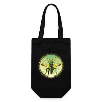 Grasshopper - Gift Bag for Bottles - black - Front