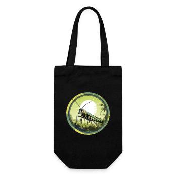 Grasshopper - Gift Bag for Bottles - black - Front