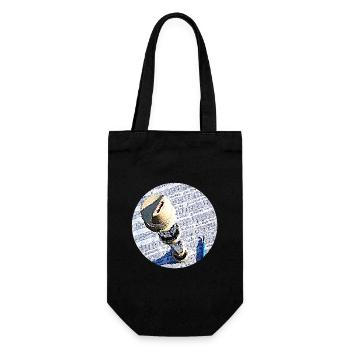 L'artiste flûtiste - Sac à bouteille - noir - Devant