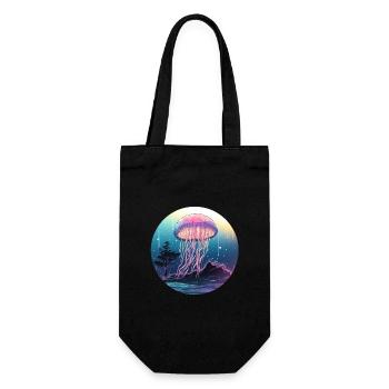 Méduse - Sac à bouteille - noir - Devant