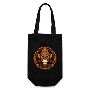 Singe - Sac à bouteille - noir - Devant