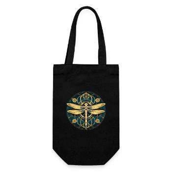 Dragonfly - Gift Bag for Bottles - black - Front