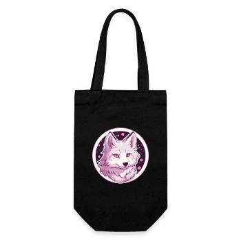 Wolf Anime - Gift Bag for Bottles - black - Front