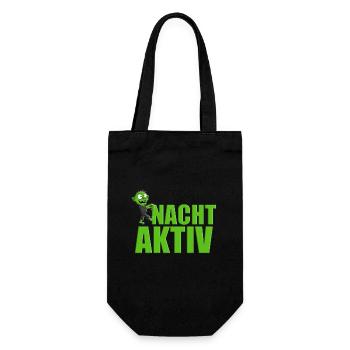 NACHTAKTIV - HALLOWEEN - ZOMBIE - Geschenkbeutel für Flaschen - Schwarz - Vorne