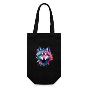 Galaxie du loup - Sac à bouteille - noir - Devant