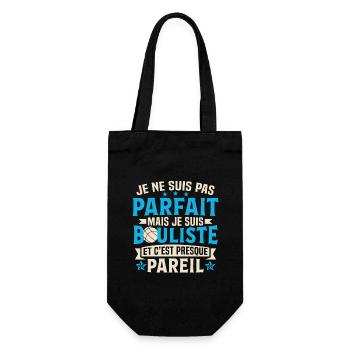 je suis bouliste - Sac à bouteille - noir - Devant