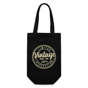 Vintage Des Années 1991 Cadeau D’anniversaire 1991 - Sac à bouteille - noir - Devant