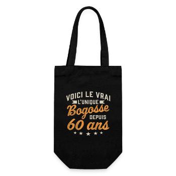 Voici le vrai l'unique bogosse depuis 60 ans - Sac à bouteille - noir - Devant