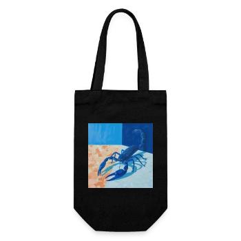 scorpion, bunt, tier, geschenk, geschenkidee - Geschenkbeutel für Flaschen - Schwarz - Vorne