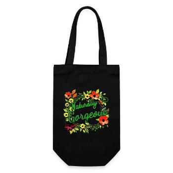 Naturally Gorgeous - Gift Bag for Bottles - black - Front