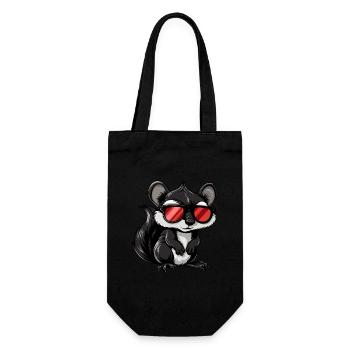 Skunk Sunglasses Gift - Gift Bag for Bottles - black - Front