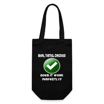 VU, TESTÉ, VÉRIFIÉ, FONCTIONNE PARFAITEMENT ! - Sac à bouteille - noir - Devant