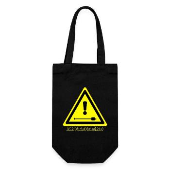 Contagious joke (DE) - Gift Bag for Bottles - black - Front