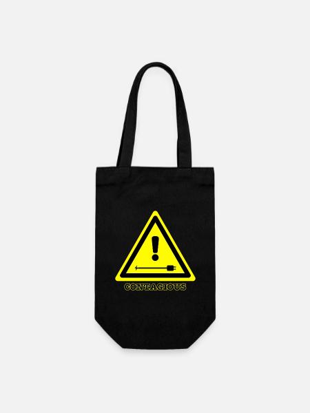 Blague contagieuse - Sac à bouteille - noir