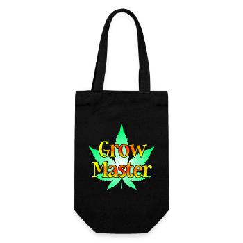 Grow Master - Cannabis - Marijuana - Marihuana - Geschenkbeutel für Flaschen - Schwarz - Vorne