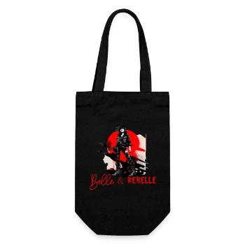Belle et rebelle - Sac à bouteille - noir - Devant