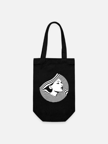 Goddess - Geschenkbeutel für Flaschen - Schwarz