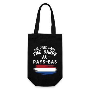 Je Peux Pas J'me Barre Au Pays-Bas Vacances - Sac à bouteille - noir - Devant