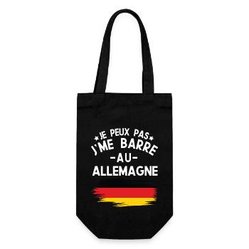 Je Peux Pas J'me Barre Au Allemagne Vacances - Sac à bouteille - noir - Devant