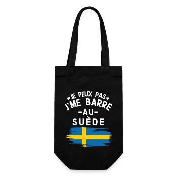 Je Peux Pas J'me Barre Au Suède Vacances - Sac à bouteille - noir - Devant