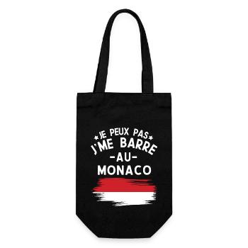 Je Peux Pas J'me Barre Au Monaco Vacances - Sac à bouteille - noir - Devant