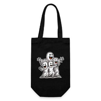 Halloween design creepy for the next party - Gift Bag for Bottles - black - Front