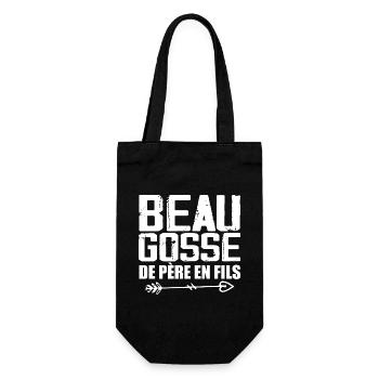 Beau Gosse De Père En Fils - Sac à bouteille - noir - Devant