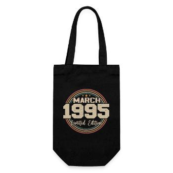Awesome seit März 1934 Geburtstag 1934 Geschenk - Geschenkbeutel für Flaschen - Schwarz - Vorne