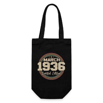 Génial Depuis Mars 1936 Anniversaire 1936 Cadeau - Sac à bouteille - noir - Devant