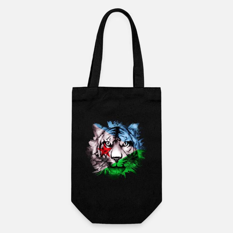 Djibouti - Gift Bag for Bottles - black
