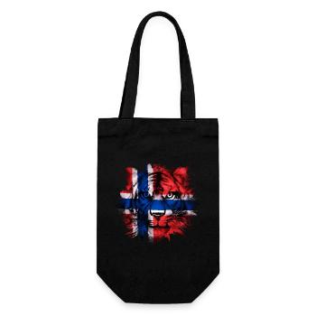 Norway - Gift Bag for Bottles - black - Front