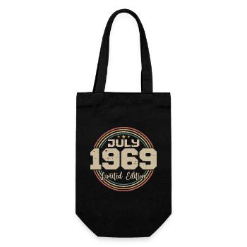1969 Birthday July 1969 Gift July 1969 - Gift Bag for Bottles - black - Front