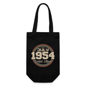 1954 Anniversaire Juillet 1954 Cadeau Juillet 1954 - Sac à bouteille - noir - Devant