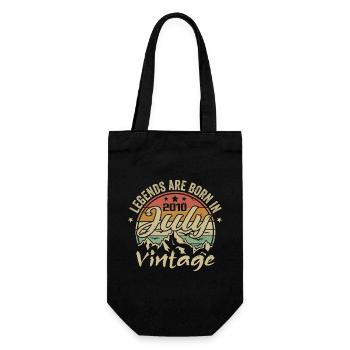 Vintage Juillet 2010 Anniversaire Juillet 2010 - Sac à bouteille - noir - Devant