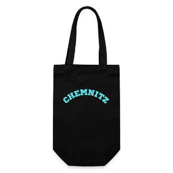 Chemnitz - Gift Bag for Bottles - black - Front