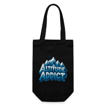 Altitude Addict - Geschenkbeutel für Flaschen - Schwarz - Vorne