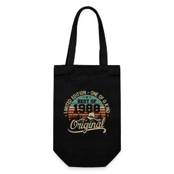 Vintage 1988 Légende - Rétro Cadeau D’anniversaire - Sac à bouteille - noir - Devant