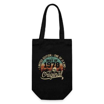 Vintage 1978 Légende - Rétro Cadeau D’anniversaire - Sac à bouteille - noir - Devant