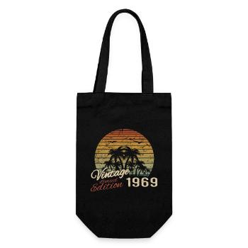 Vintage 1969 Anniversaire Cadeau 1969 Rétro 1969 - Sac à bouteille - noir - Devant